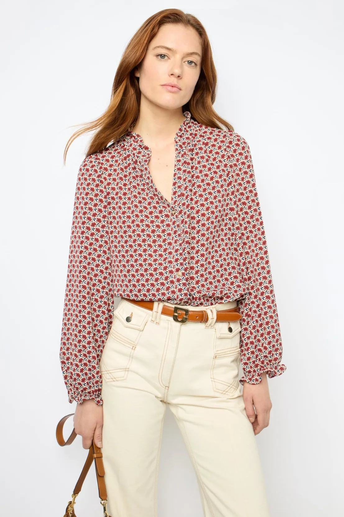 Gerard Darel Daisy print shirt - BELLY | Shirts & Blouses