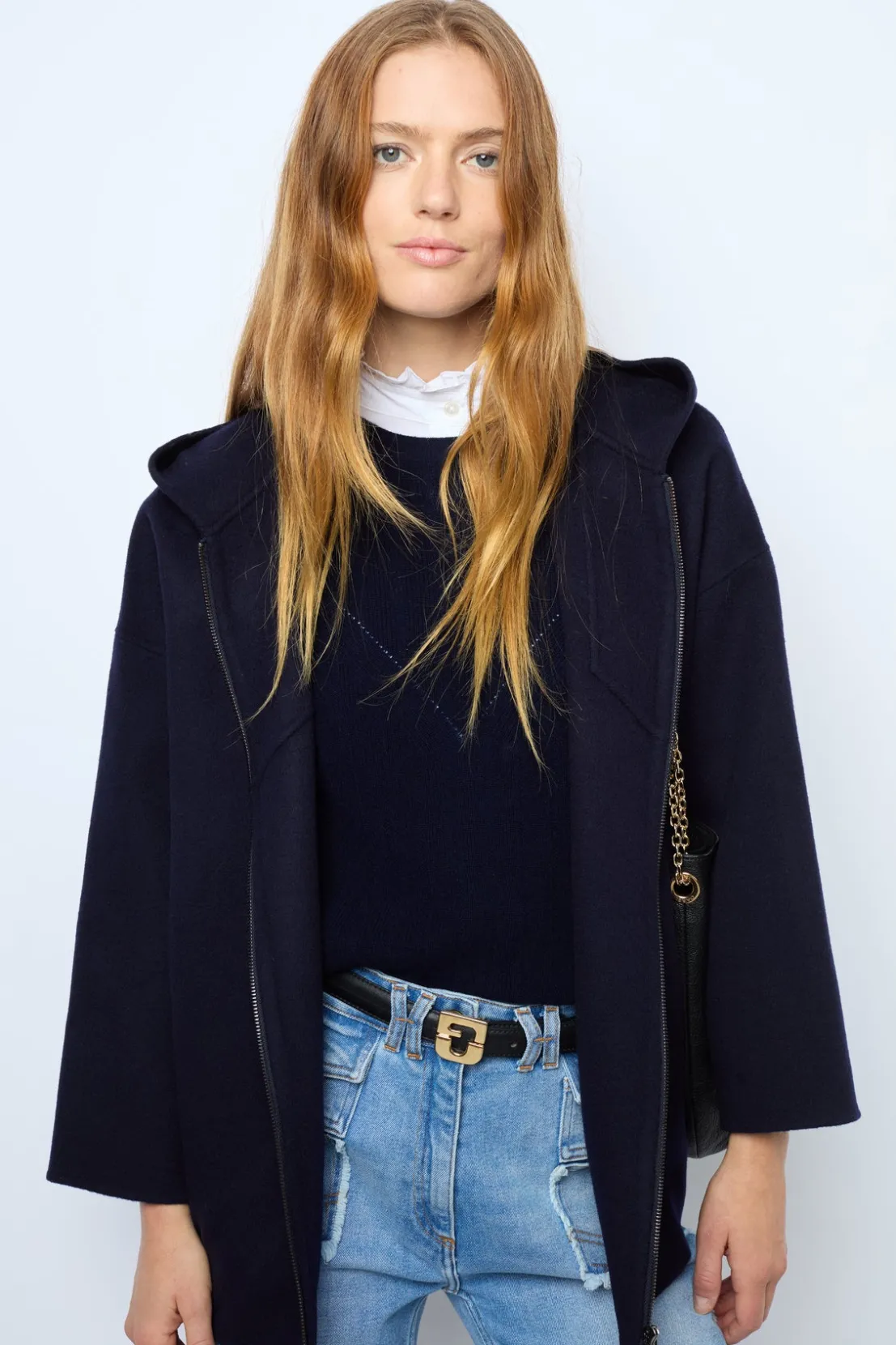 Gerard Darel Double-face wool cape - NESRYNN | Coats