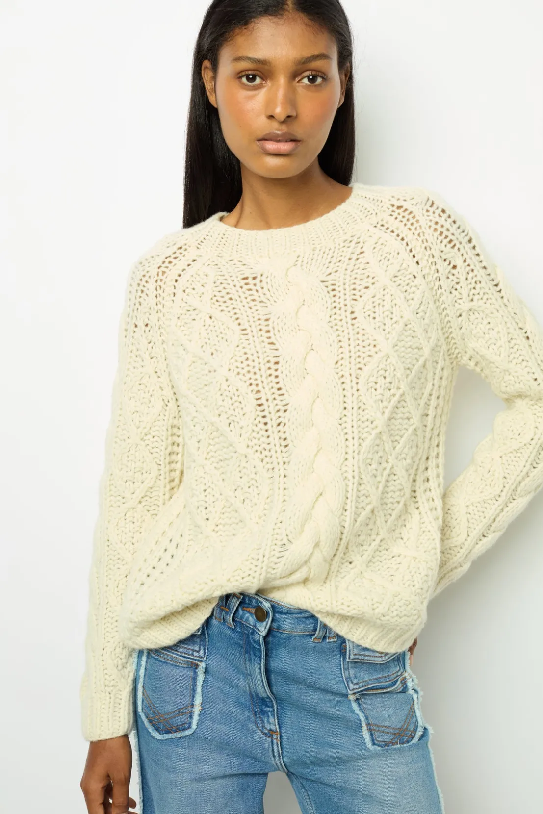 Gerard Darel twisted sweater - JORDANA | Knitwear