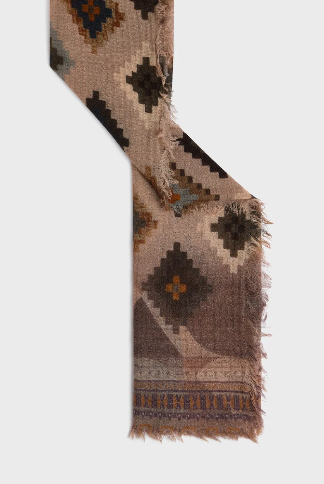 Gerard Darel Ethnic print wool scarf - DINA | Scarves