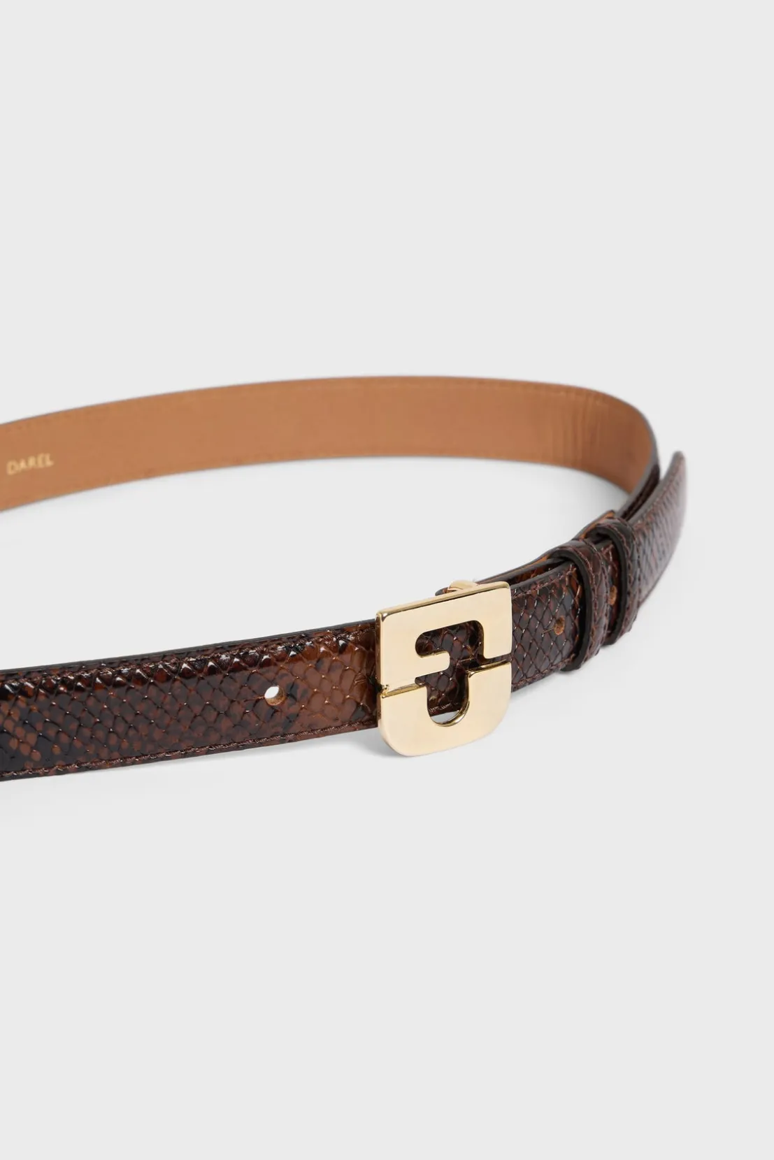 Gerard Darel Leather signature belt - LE LAUREN | Belts