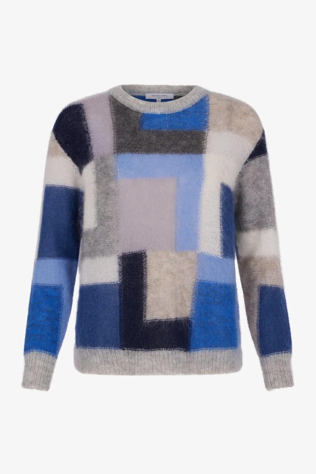 Gerard Darel Mohair color block sweater - JANYCE | Knitwear