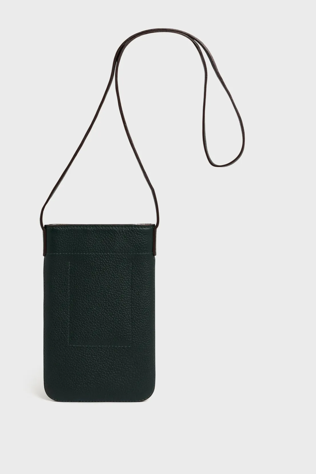 Gerard Darel Phoneholder in leather metallic inside - LADYPHONE | Leather Goods