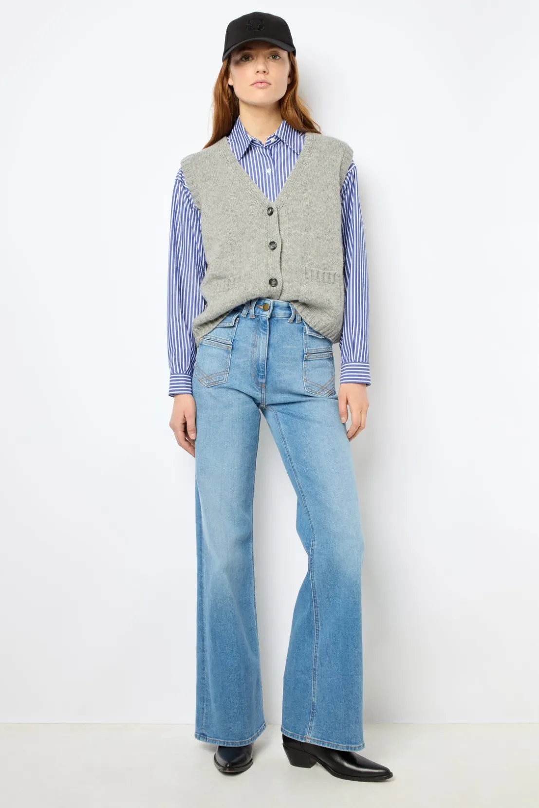 Gerard Darel Sleeveless cardigan - JOSSELYN | Knitwear