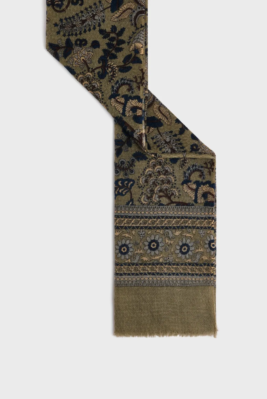 Gerard Darel Wool and silk floral scarf - DOUNIA | Scarves