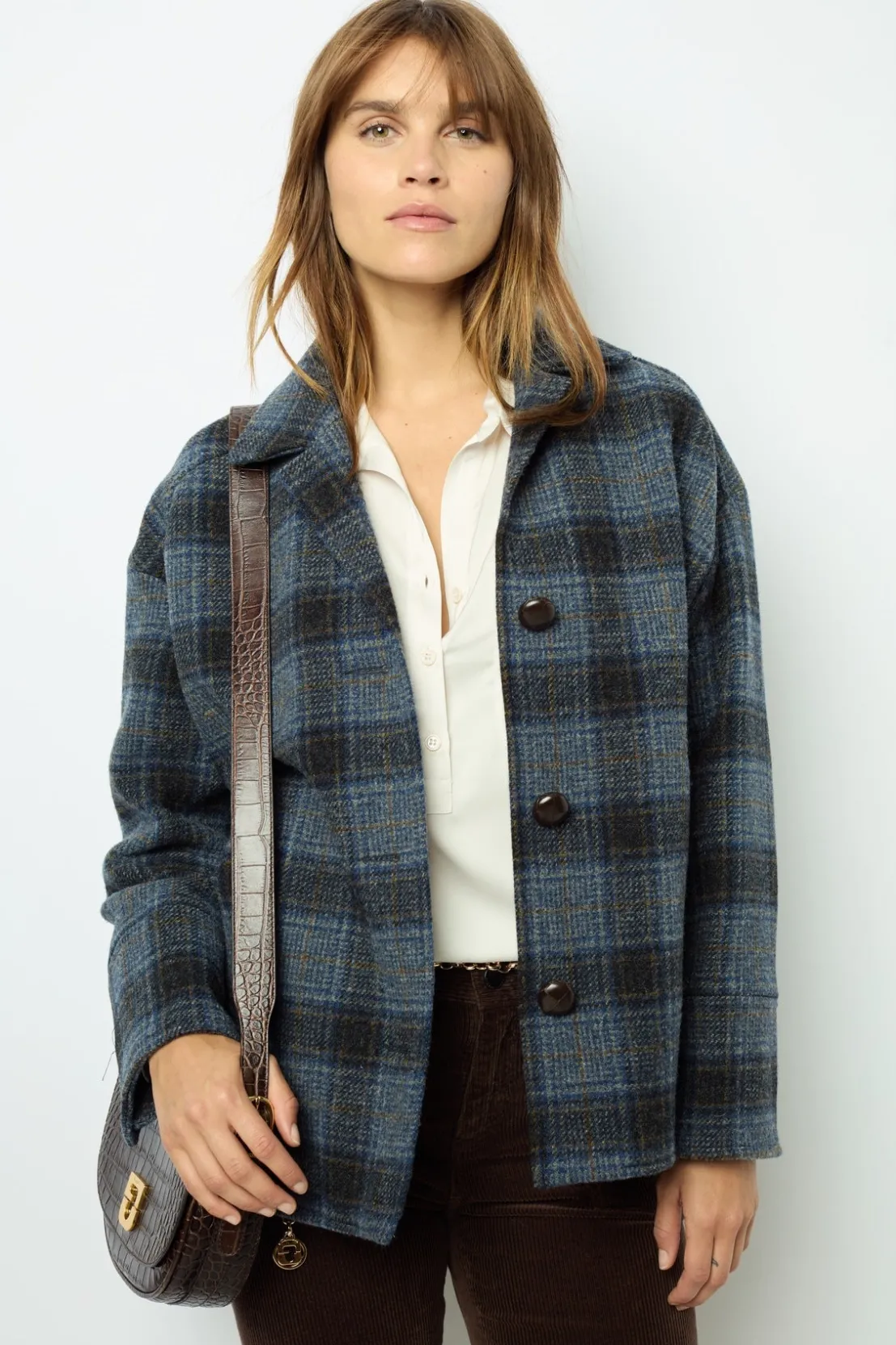 Gerard Darel Wool check jacket - MAYSSANE | Jackets